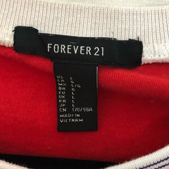 Classic” logo print  Red Top - Picture 4 of 6